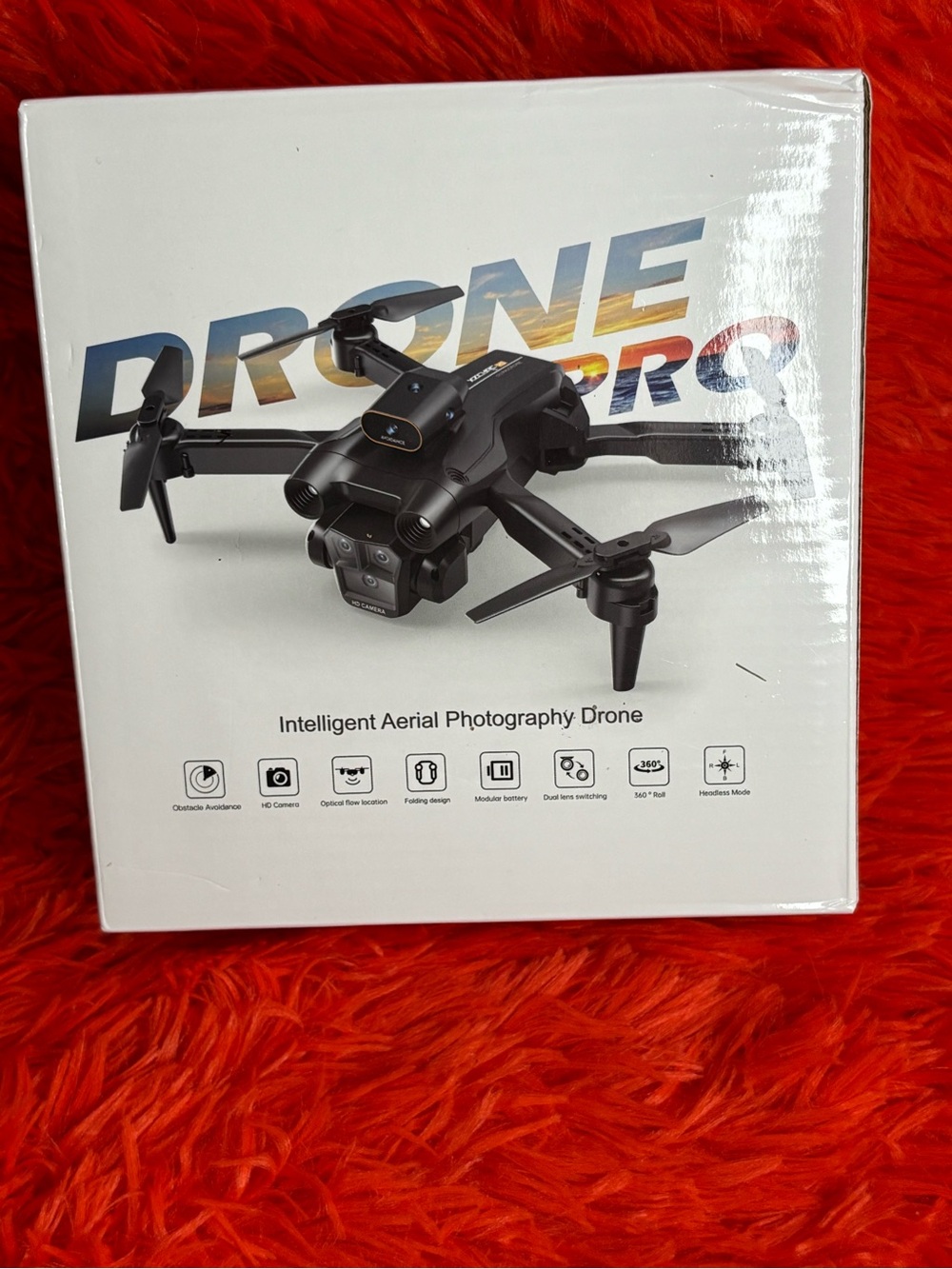 Intelligent Aerial Photography Drone - Black